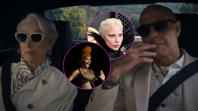 Lady Gaga y Doechi musicalizan el último tráiler de ’El diablo viste a la moda 2’ | Fotos Disney y AFP